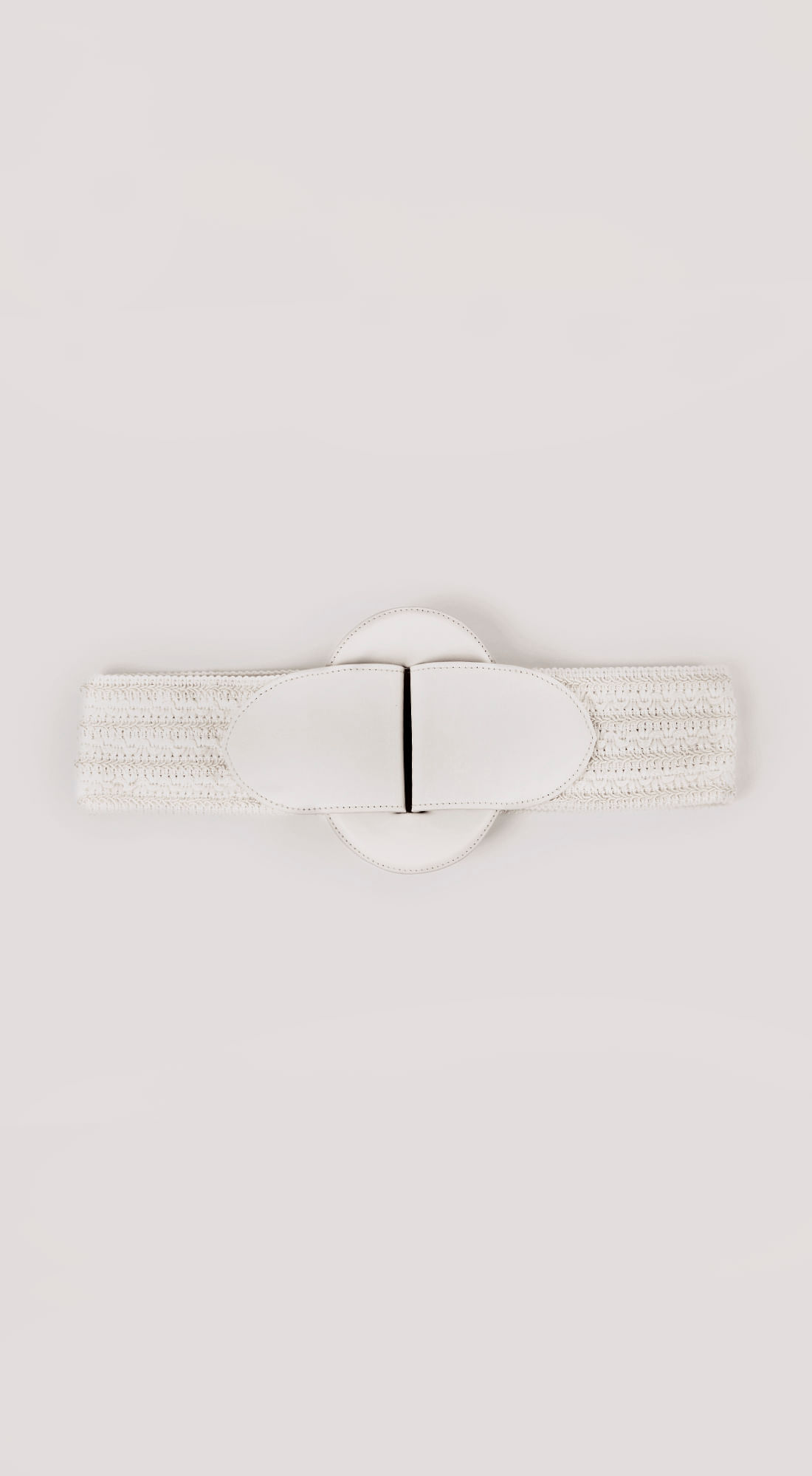 Cinto Morena Rosa Cintura Largo Com Elástico Off White