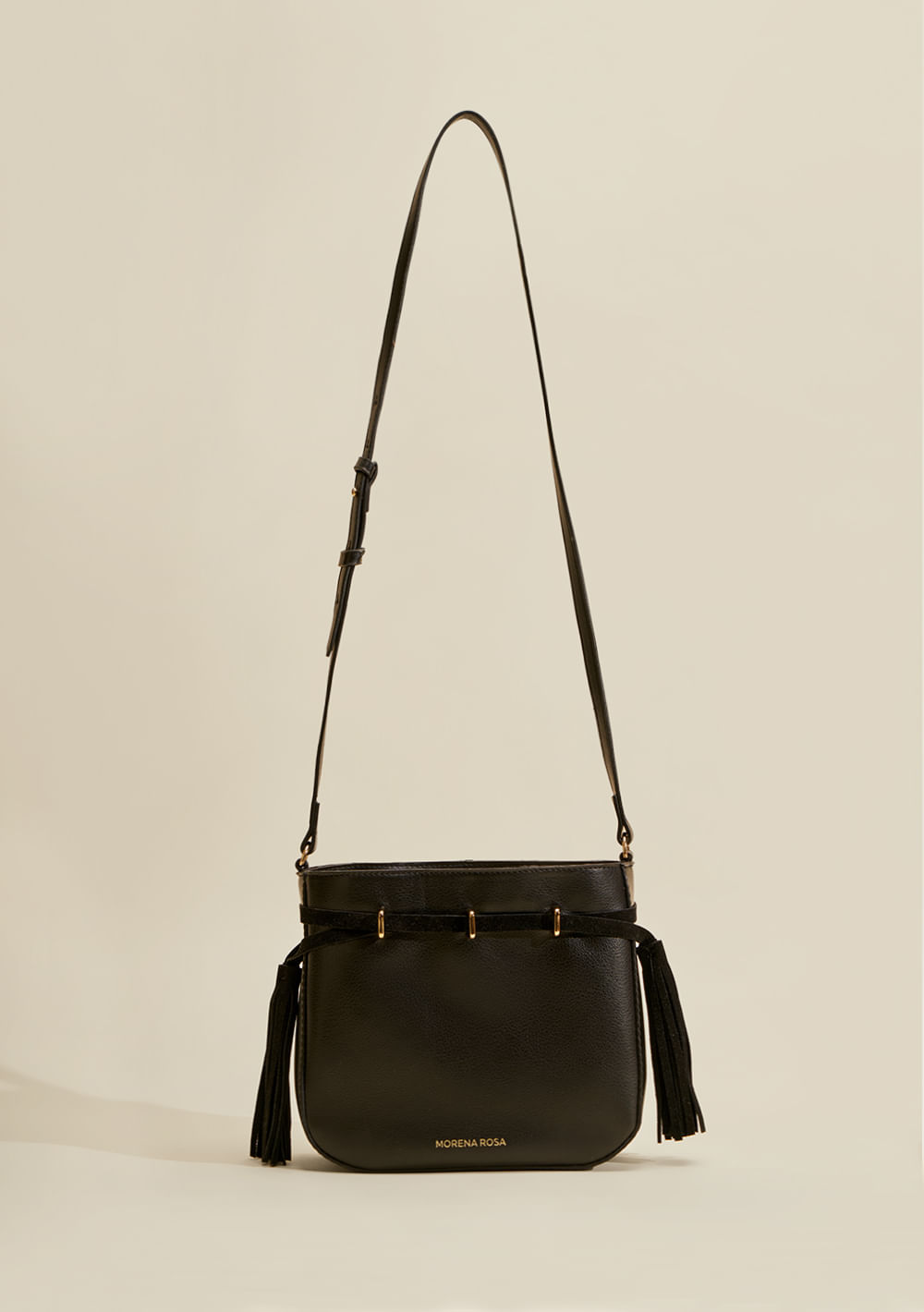 Bolsa Bucket Detalhe Frontal Preto