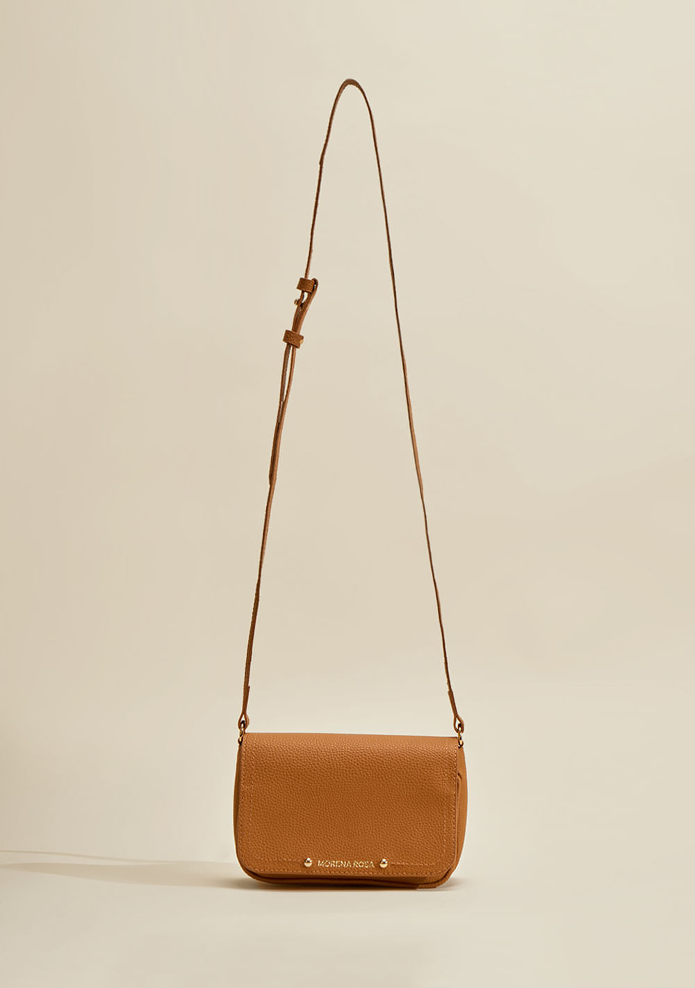 Bolsa Satchel Alça Corrente Marrom