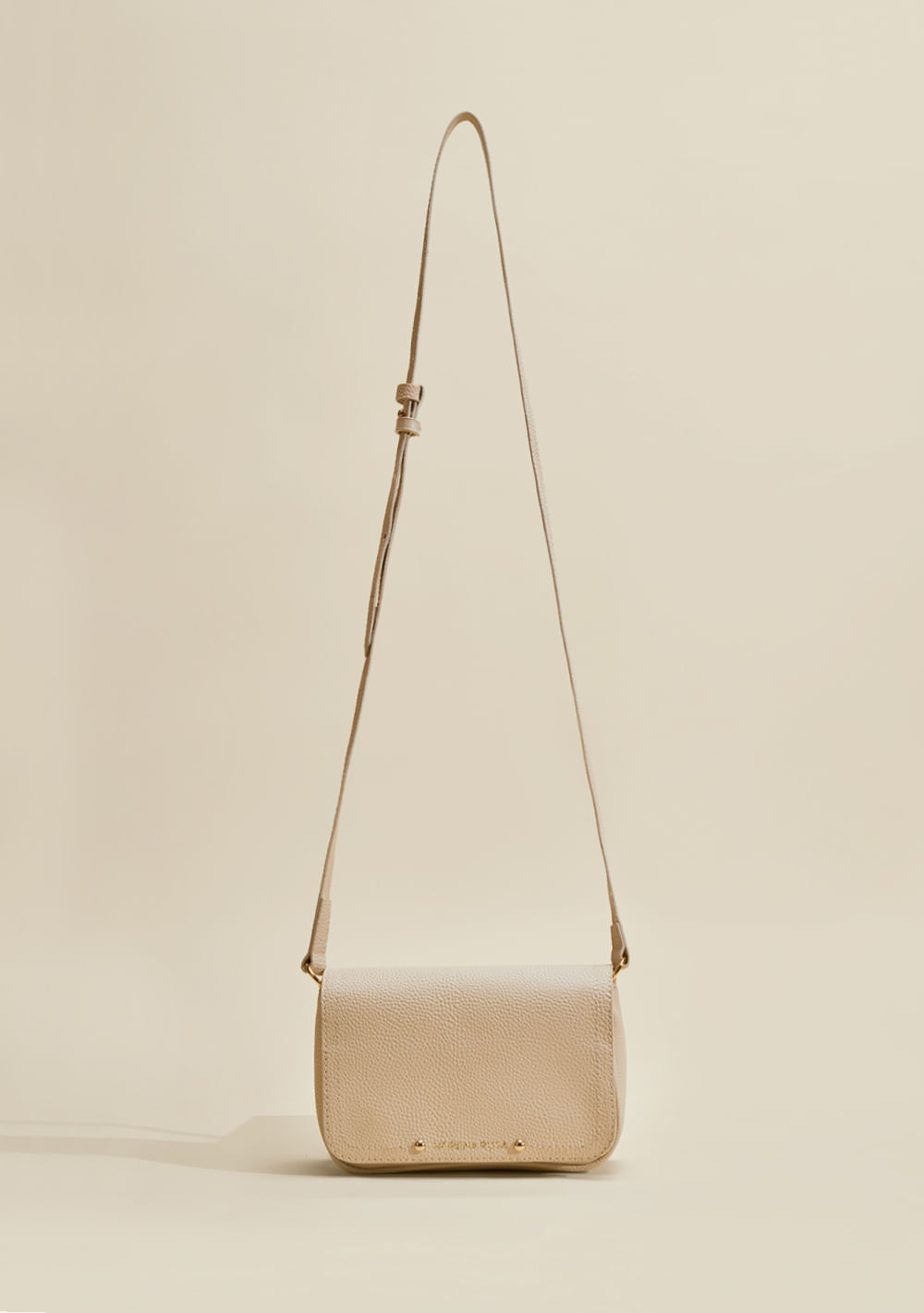 Bolsa Satchel Alça Corrente Off White