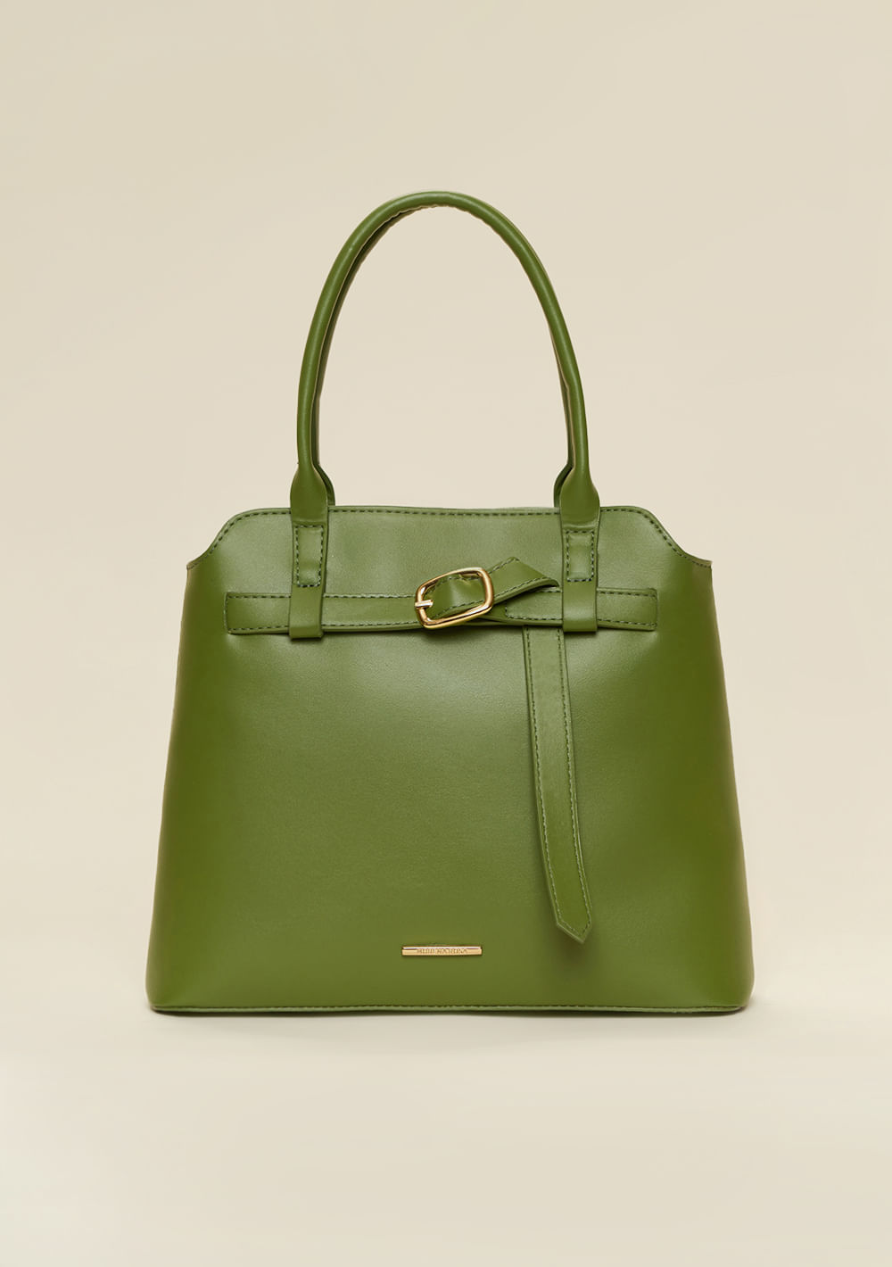 Bolsa Tote Detalhe Fivela Verde