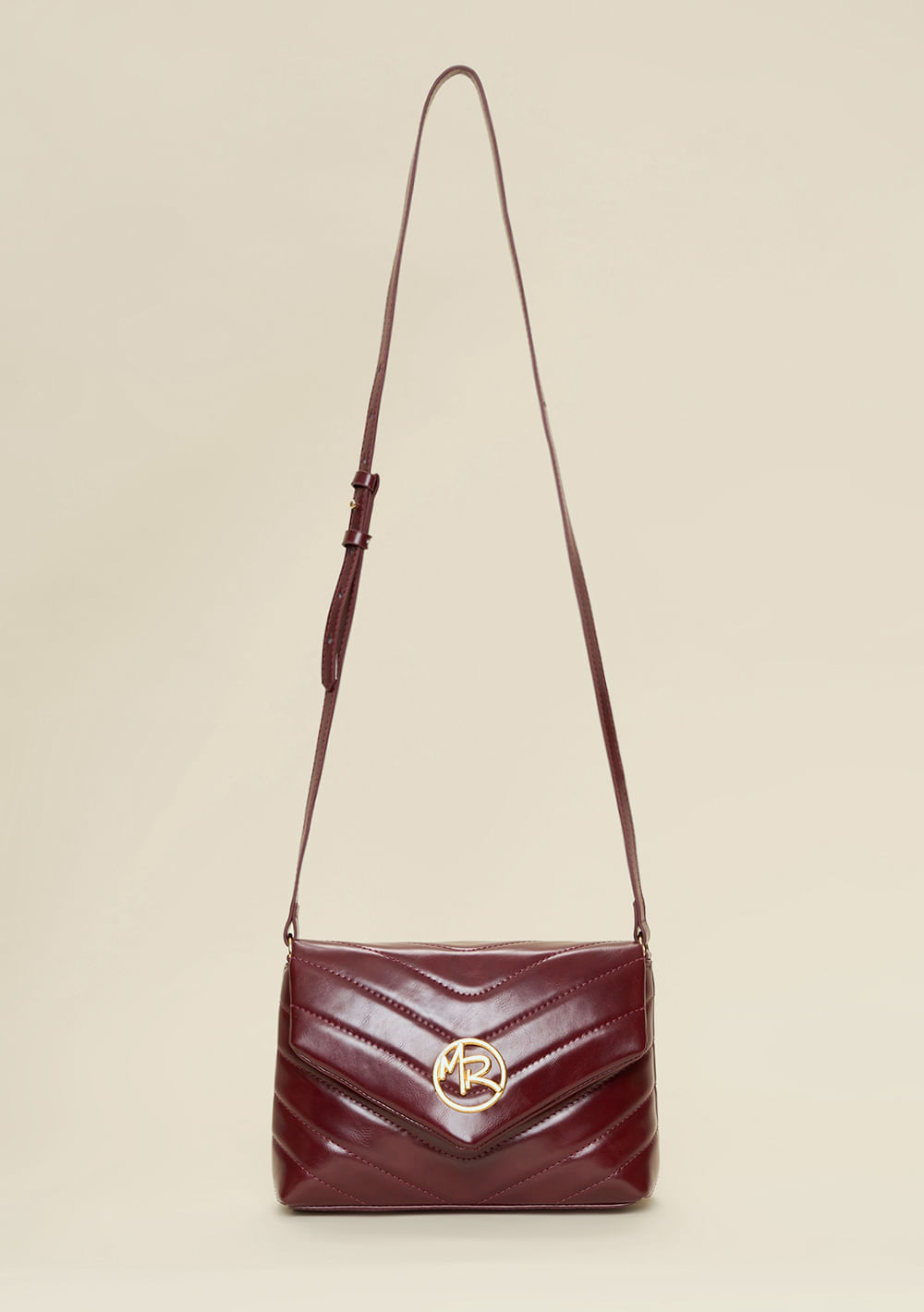 Bolsa Satchel Bordo