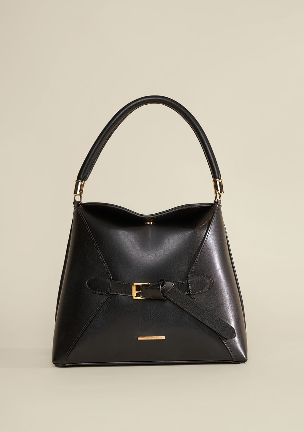 Bolsa Tote Detalhe Fivela Preto