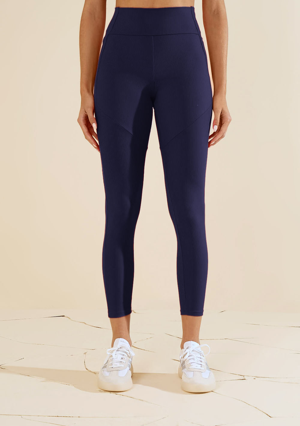Calça Morena Rosa Legging Alta Azul