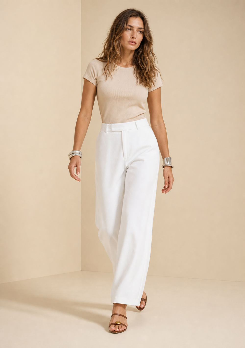 Calca Reta Origem Off White