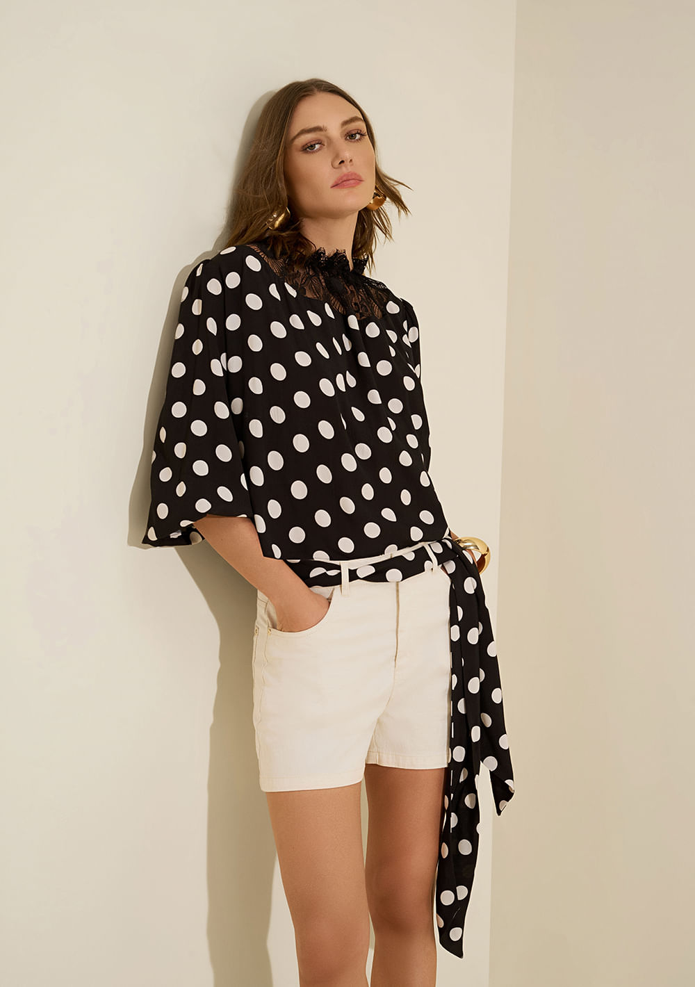 Shorts Reto Salina Off White