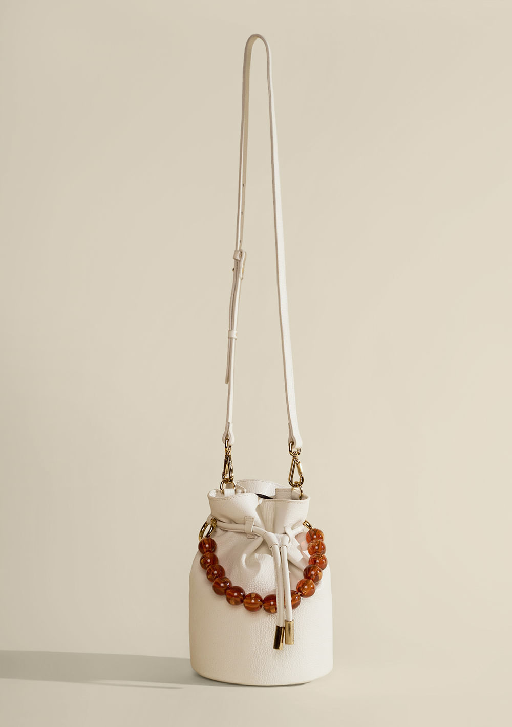 Bolsa Bucket Mrosa Off White